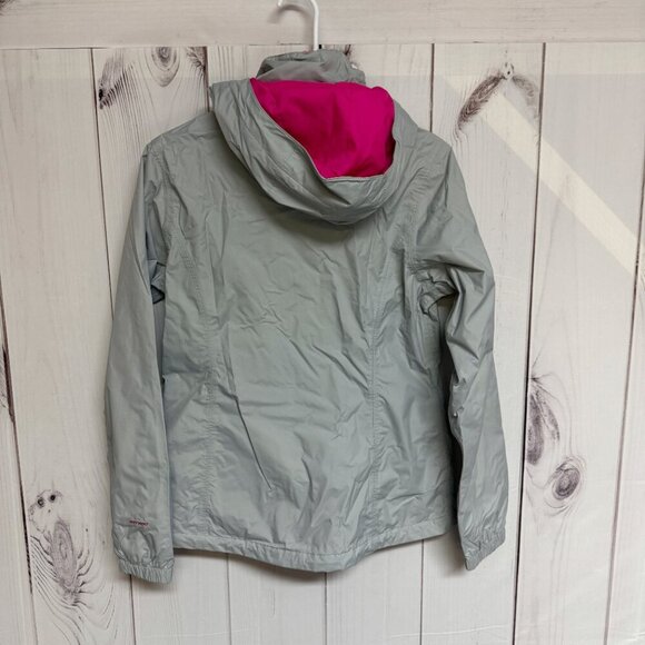 The North Face Resolve DryVent Jacket Women’s Medium Gray/Pink EUC - Picture 2 of 11